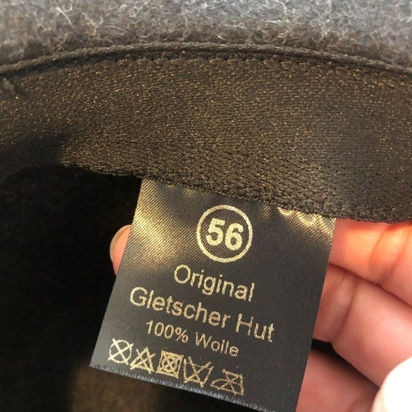 Original gletscher wool hat twisted rope detail 56 - Picture 3 of 4